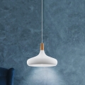 Eglo - Cable-hung pendant light 1xE27/40W/230V Ø 40 cm white