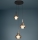 Eglo - Cable-hung pendant light 3xE27/28W/230V copper
