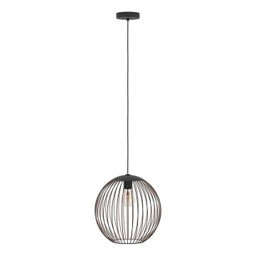 Eglo - Cable pendant light 1xE27/60W/230V black