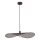 Eglo - Cable pendant light 1xE27/60W/230V, Ø 80 cm, bronze
