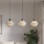 Eglo - Cable Pendant Light 3x E27/40W/230V, Cream