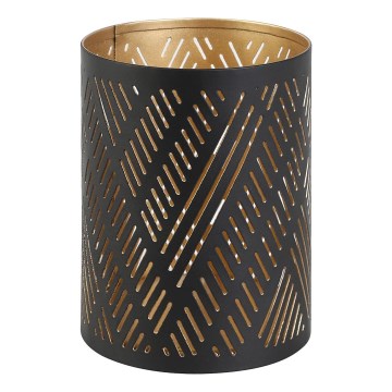 Eglo - Candlestick 10x7,5 cm black/gold