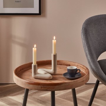 Eglo - Candlestick 13,3x12,5 cm creamy