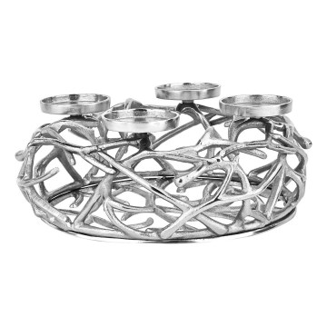 Eglo - Candlestick 13,5x35 cm silver