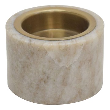 Eglo - Candlestick 4x6 cm marble/beige
