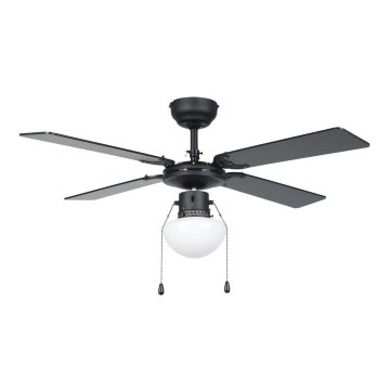 Eglo - Ceiling fan 1xE27/60W/230V black