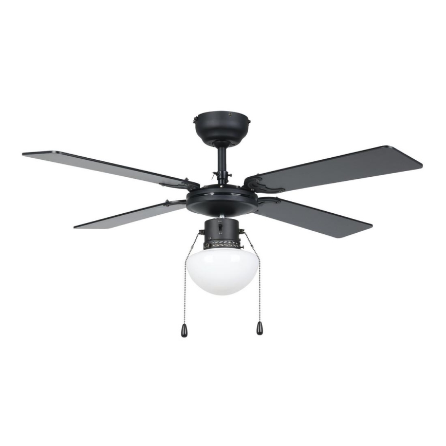 Eglo - Ceiling fan 1xE27/60W/230V black