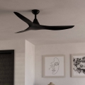Eglo - Ceiling fan Ø 132 cm black + remote control