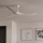 Eglo - Ceiling fan Ø 132 cm white + remote control
