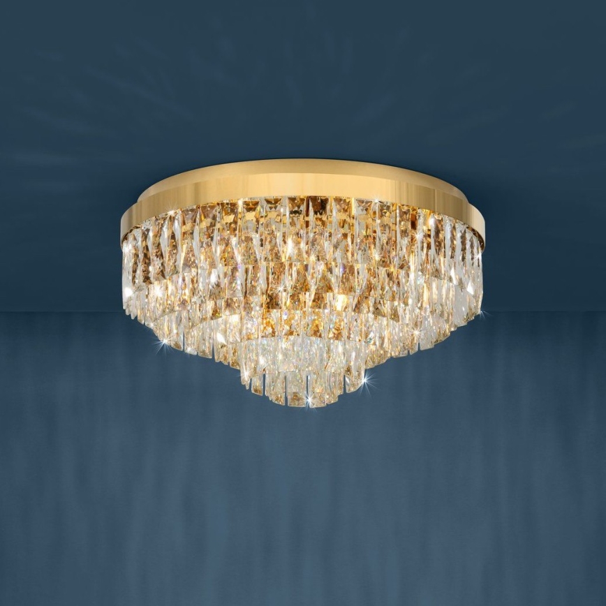 Eglo - Ceiling light 11xE14/40W/230V golden