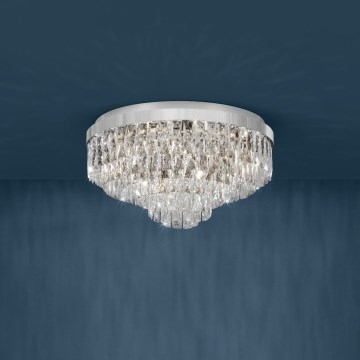 Eglo - Ceiling light 11xE14/40W/230V shiny chrome
