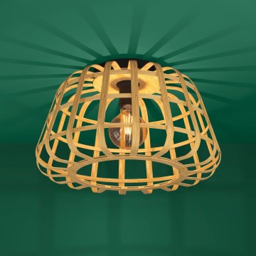 Eglo - Ceiling light 1xE27/40W/230V bamboo