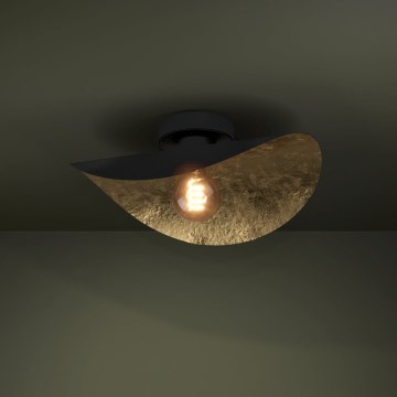 Eglo - Ceiling light 1xE27/40W/230V black/gold