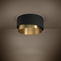 Eglo - Ceiling light 1xE27/40W/230V black/gold