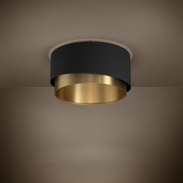 Eglo - Ceiling light 1xE27/40W/230V black/gold