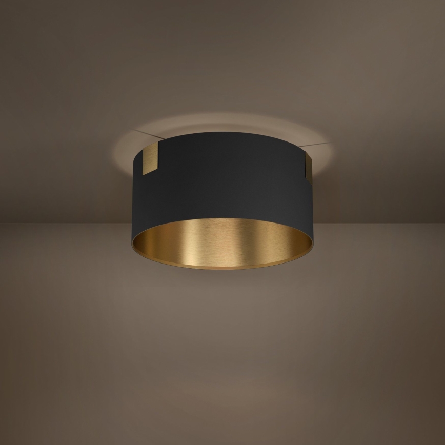 Eglo - Ceiling light 1xE27/40W/230V black/gold