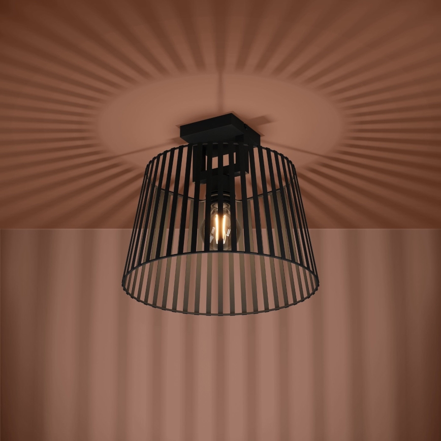 Eglo - Ceiling light 1xE27/40W/230V black