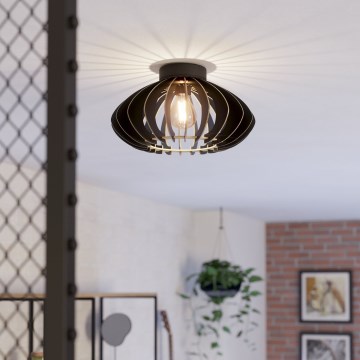Eglo - Ceiling light 1xE27/40W/230V d. 38 cm black