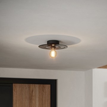 Eglo - Ceiling light 1xE27/40W/230V grey