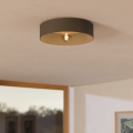 Eglo - Ceiling light 1xE27/40W/230V grey