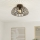 Eglo - Ceiling light 1xE27/40W/230V Ø 38.5 cm bronze