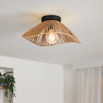 Eglo - Ceiling light 1xE27/60W/230V brown