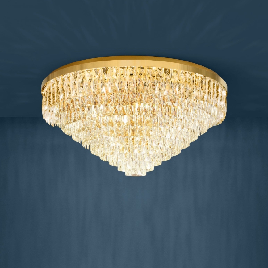 Eglo - Ceiling light 25xE14/40W/230V golden