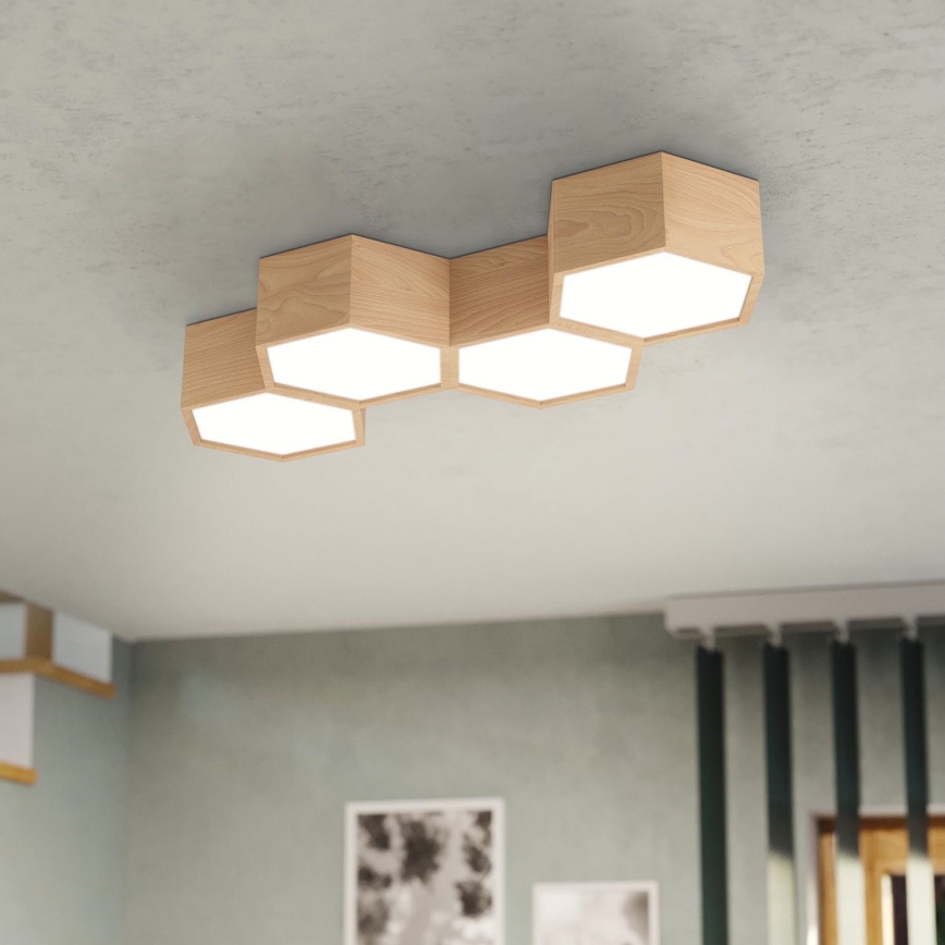 Eglo - Ceiling light 4xE27/9W/230V