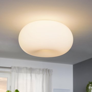 EGLO - Ceiling light OPTICA 2xE27/60W/230V opal glass d. 35 cm