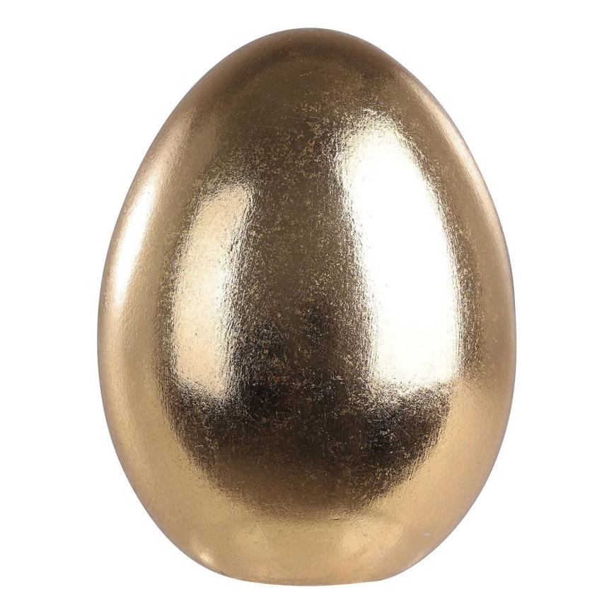 Eglo - Ceramic decoration 14x11 cm egg/gold