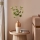 Eglo - Ceramic vase 28x15 cm white/gold