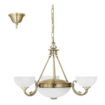 Eglo - Chandelier 3xE14/40W + 2xE27/60W