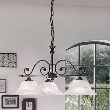 Eglo - Chandelier on a chain 3xE27/60W/230V