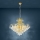 Eglo - Chandelier on a chain 9xE14/25W/230V golden