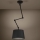 Eglo - Chandelier on a pole 1xE27/40W/230V black
