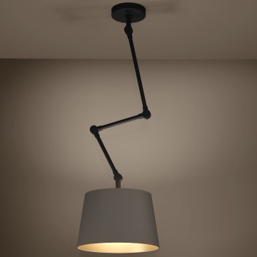 Eglo - Chandelier on a pole 1xE27/40W/230V brown