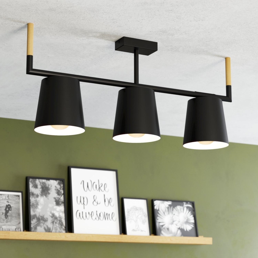 Eglo - Chandelier on a pole 3xE27/40W/230V