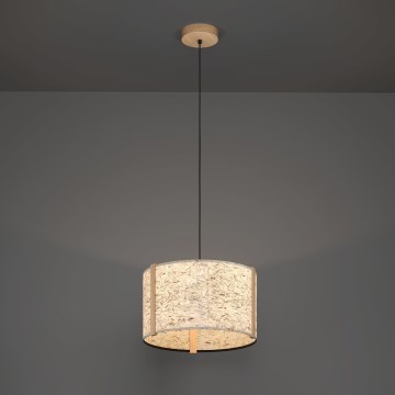 Eglo - Chandelier on a string 1xE27/25W/230V beige