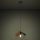 Eglo - Chandelier on a string 1xE27/40W/230V 41 cm black/gold