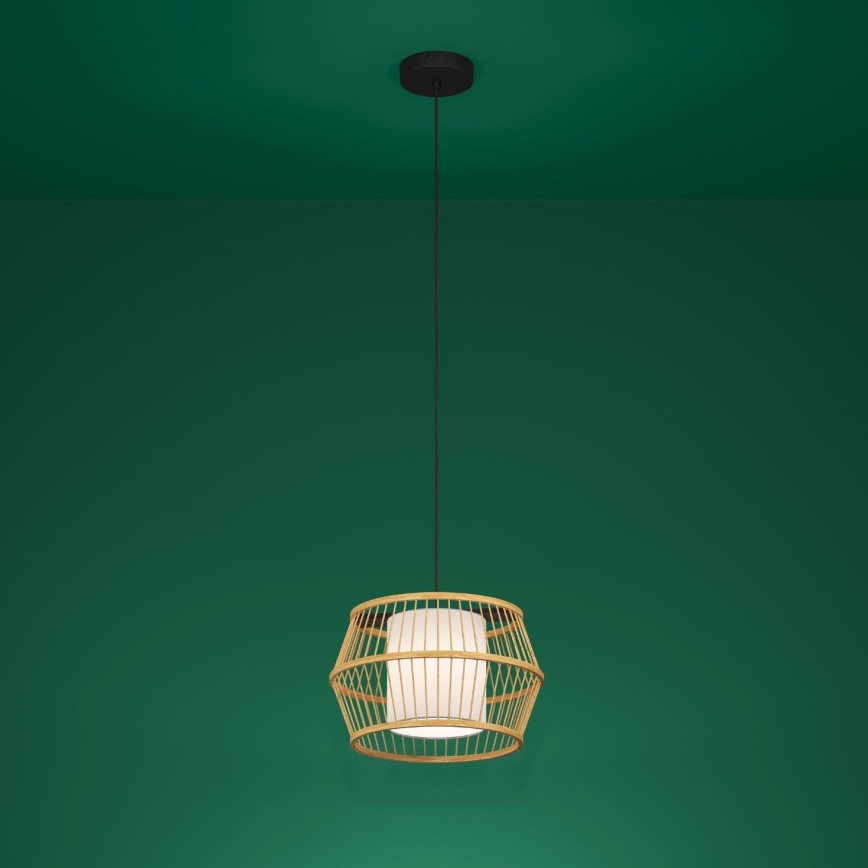 Eglo - Chandelier on a string 1xE27/40W/230V bamboo