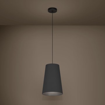 Eglo - Chandelier on a string 1xE27/40W/230V black