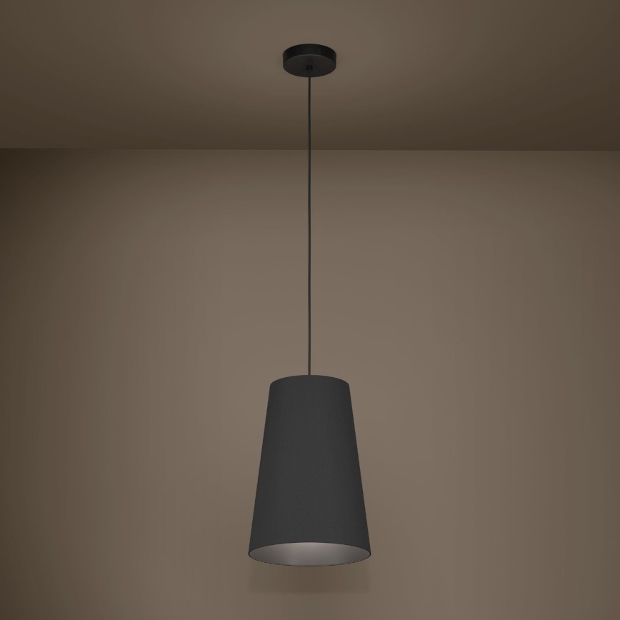 Eglo - Chandelier on a string 1xE27/40W/230V black