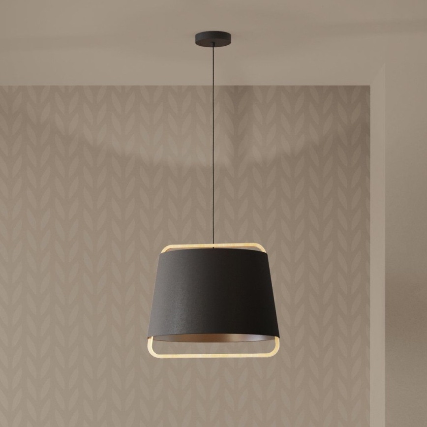 Eglo - Chandelier on a string 1xE27/40W/230V black