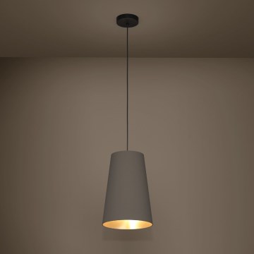 Eglo - Chandelier on a string 1xE27/40W/230V brown