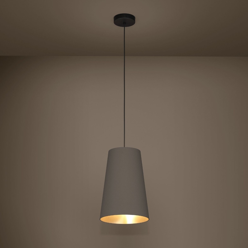 Eglo - Chandelier on a string 1xE27/40W/230V brown