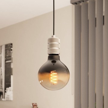 Eglo - Chandelier on a string 1xE27/40W/230V chrome