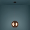 Eglo - Chandelier on a string 1xE27/40W/230V copper
