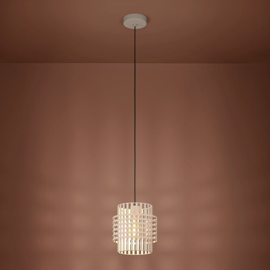 Eglo - Chandelier on a string 1xE27/40W/230V d. 21 cm creamy