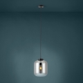 Eglo - Chandelier on a string 1xE27/40W/230V d. 25 cm smoky