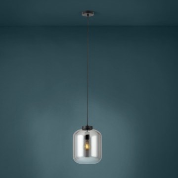 Eglo - Chandelier on a string 1xE27/40W/230V d. 25 cm smoky